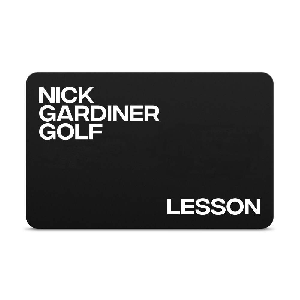 NICK GARDINER LESSON GIFT CARD