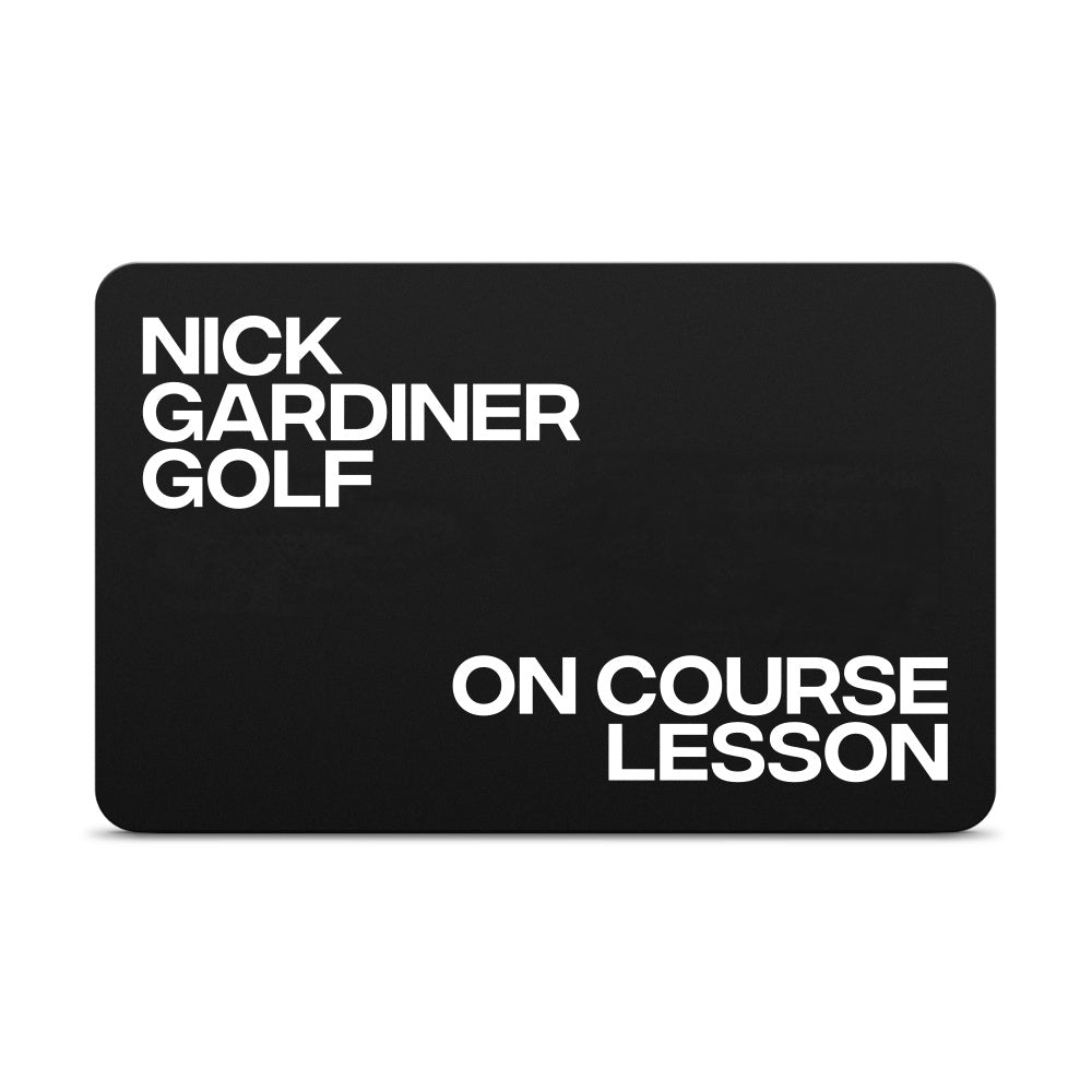 NICK GARDINER ON COURSE LESSON GIFT CARD